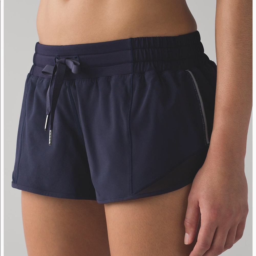 lulu lemon shorts NAVY